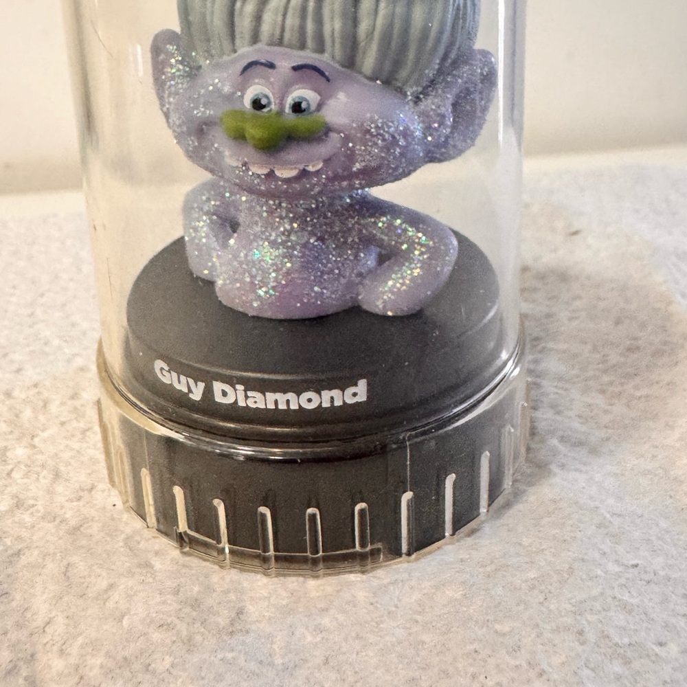 Diamond Supply Co. Glitter Purple Troll Figurine with Green Nose